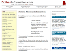Tablet Screenshot of dothaninformation.com